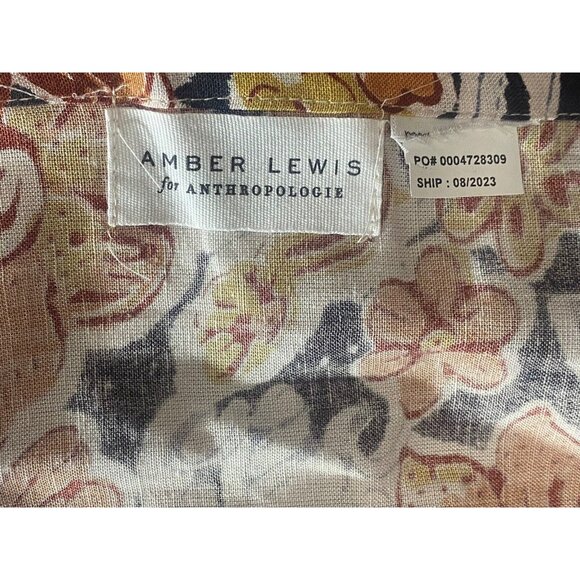 Anthropologie Amber Lewis Rowena Curtain PAIR SET Panel 84” x 50” - Picture 6 of 7